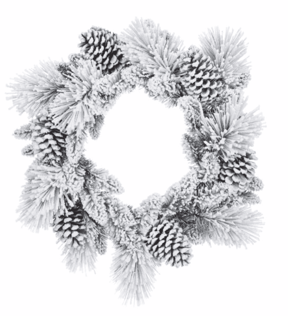 This Holiday time Colorado flocked un-lit wreath from Walmart is only $13.98. This is truly a great price for a wreath! Most wreaths retail for at least $30. This one from Walmart looks perfect for a neutral Christmas theme. Click the link to purchase this amazing find.