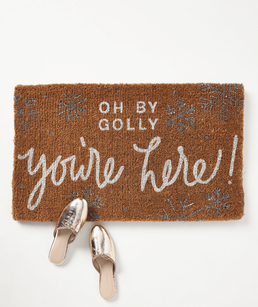 10 WINTER DOORMATS THAT WILL MAKE YOU FEEL RIGHT AT HOME