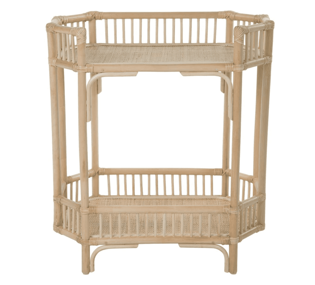 Valentine's Day bar cart