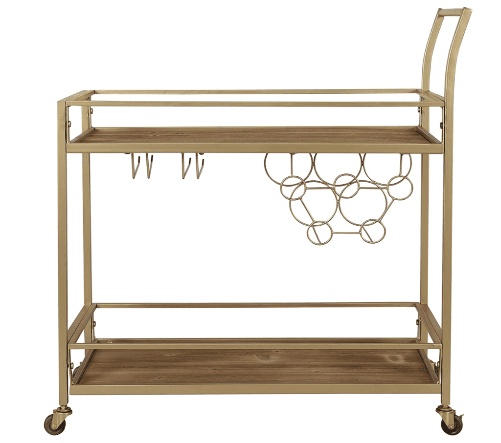 Valentine's Day bar cart
