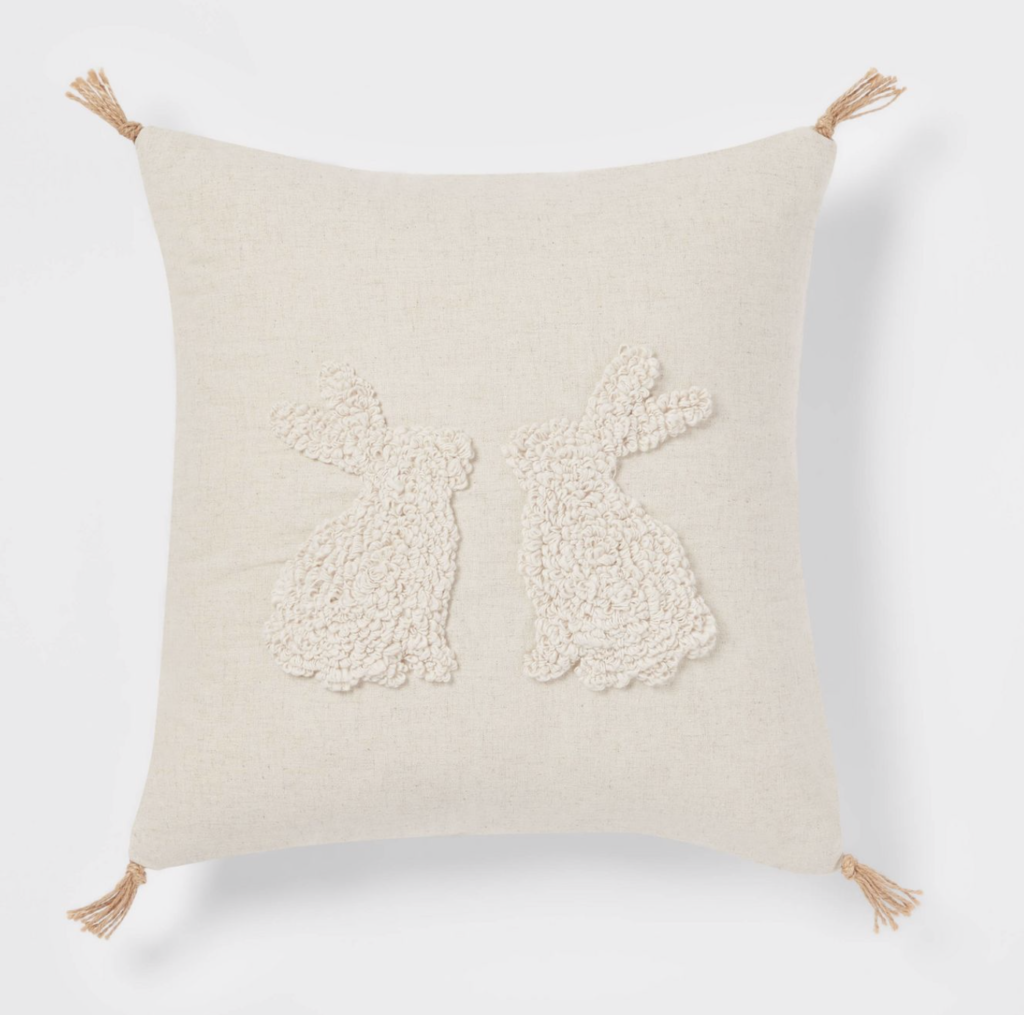 spring throw pillow