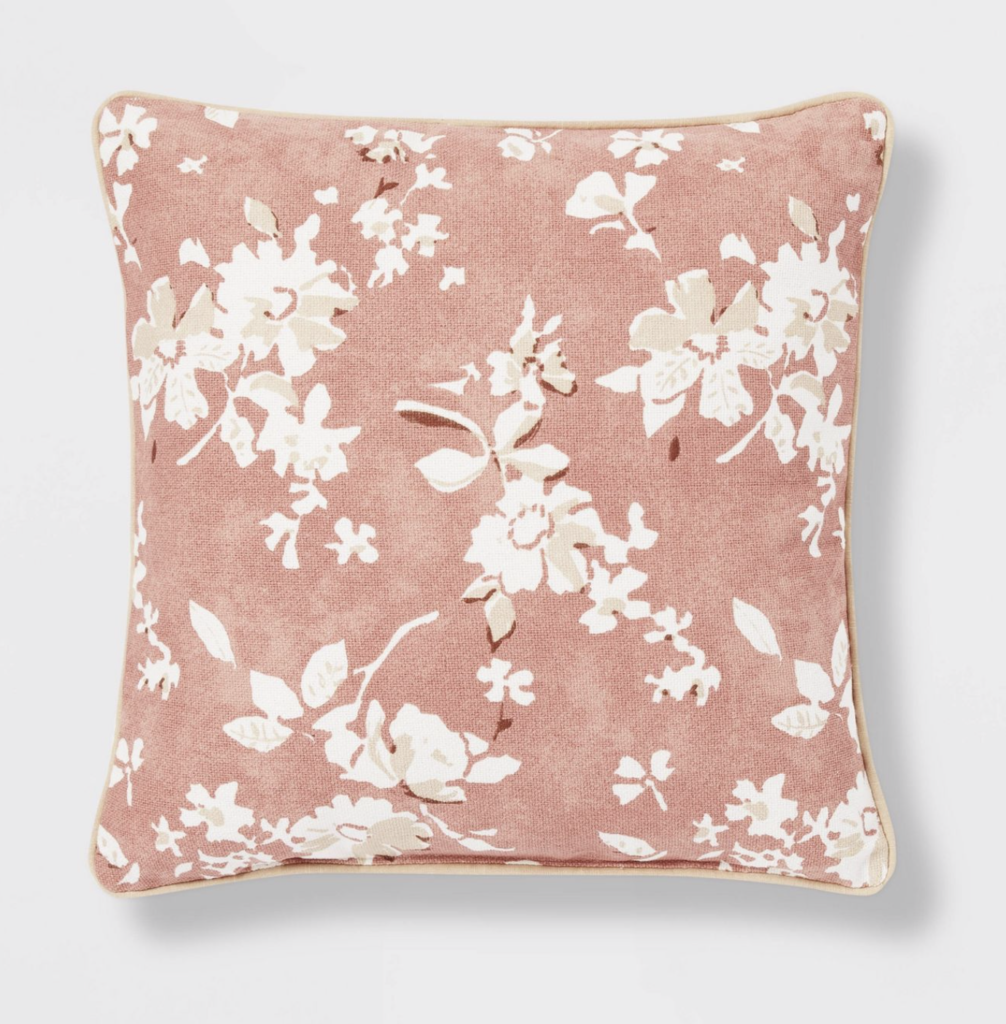 spring throw pillow