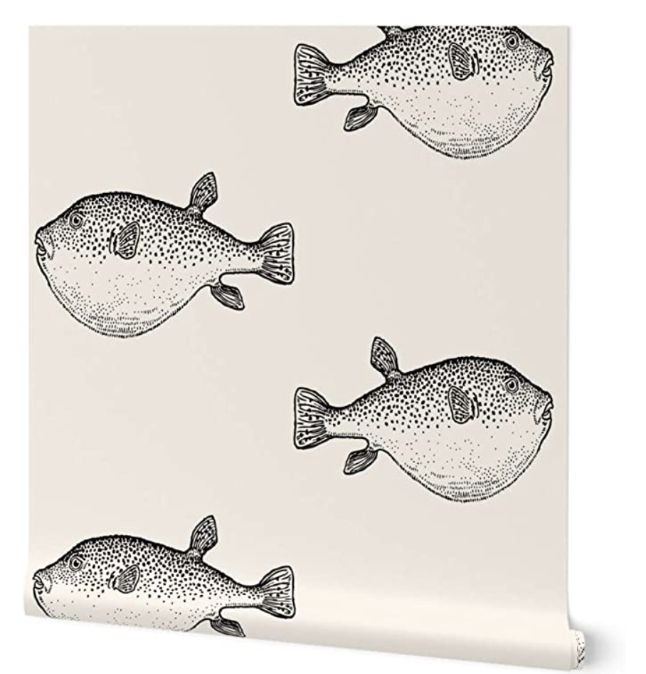 coastal bathroom wallpapers