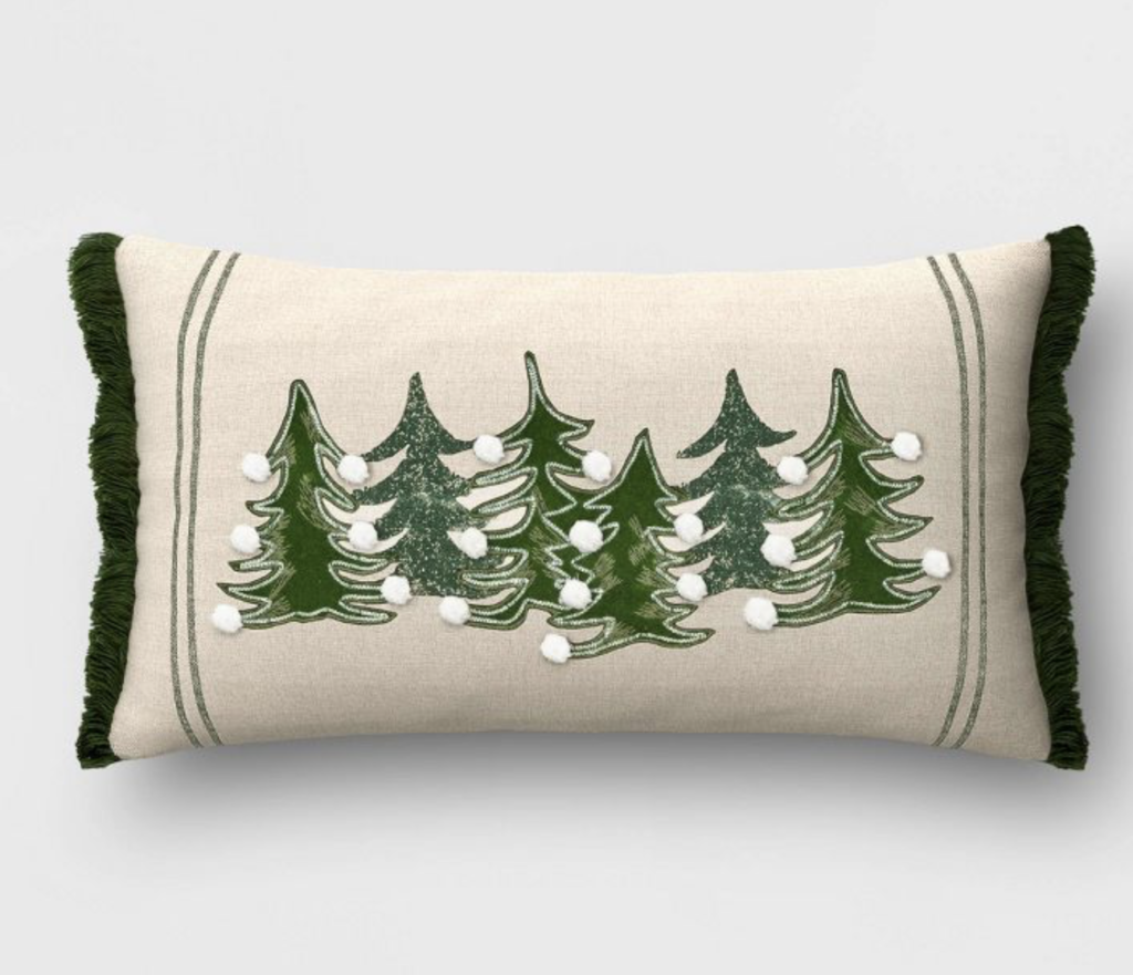 target Christmas pillows