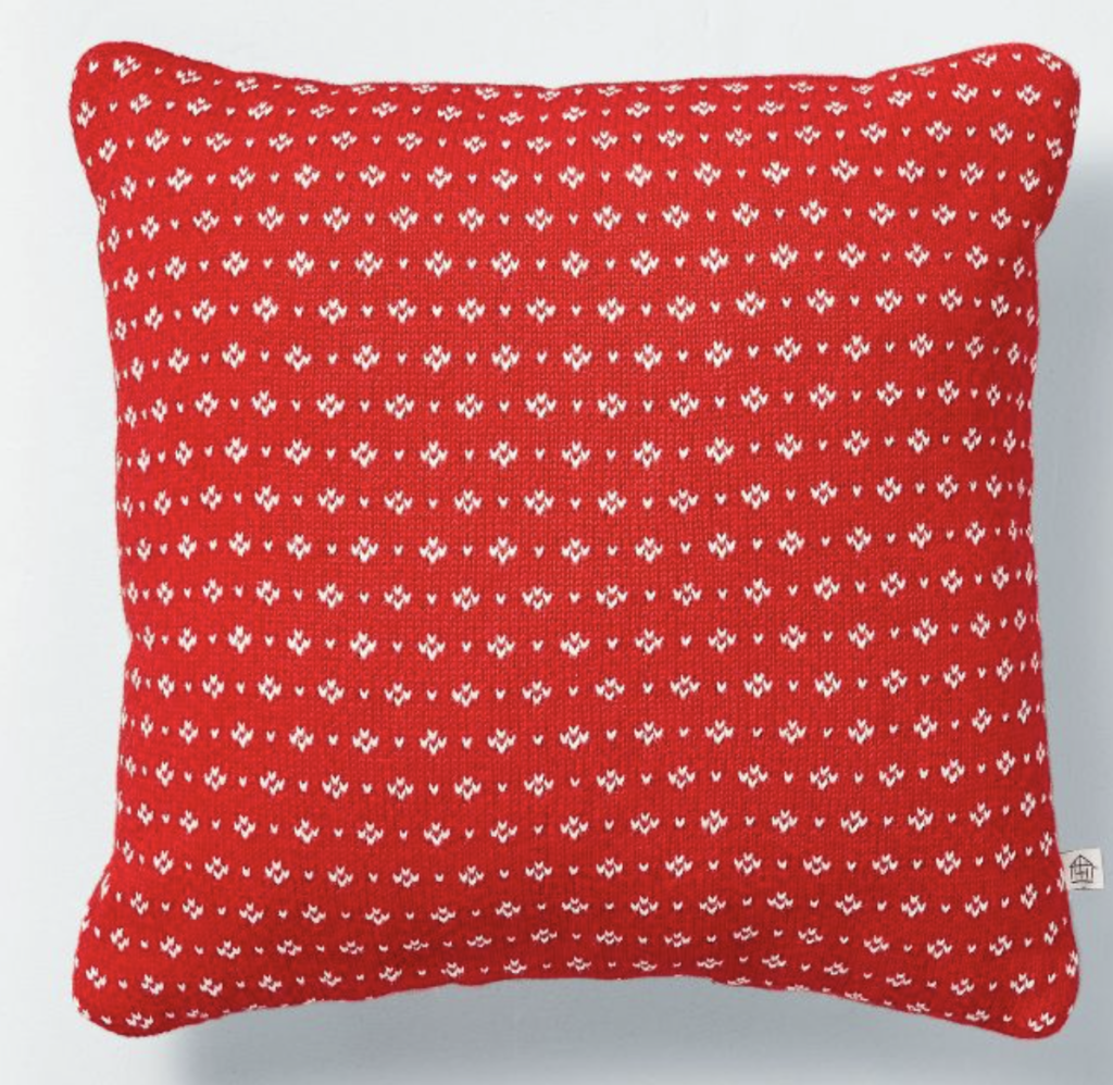 target Christmas pillows
