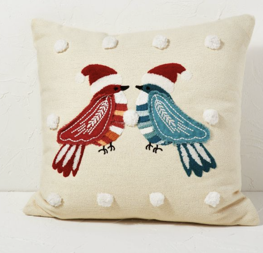 target Christmas pillows