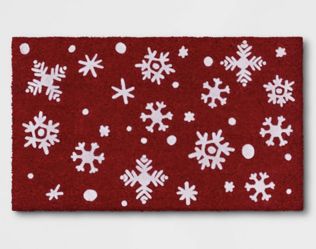 Christmas coir doormat