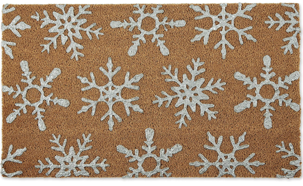 Christmas coir doormat