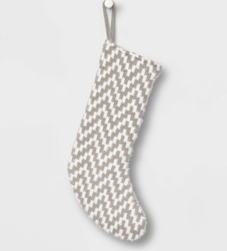 neutral christmas stockings