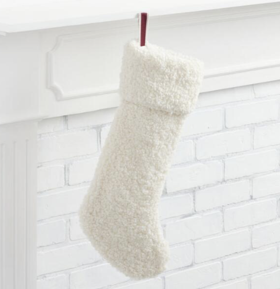 neutral christmas stockings