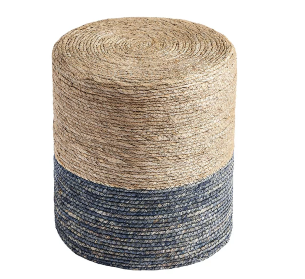coastal pouf ottoman
