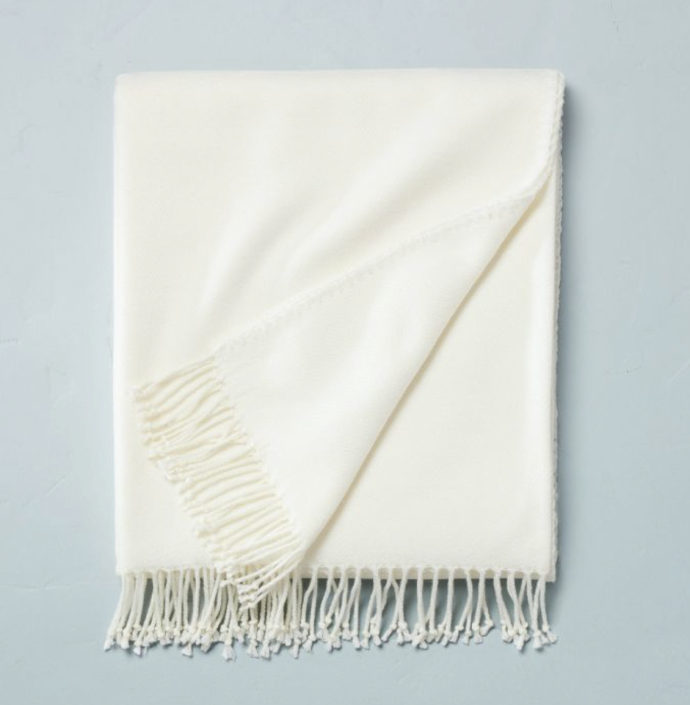 NEUTRAL THROW BLANKET
