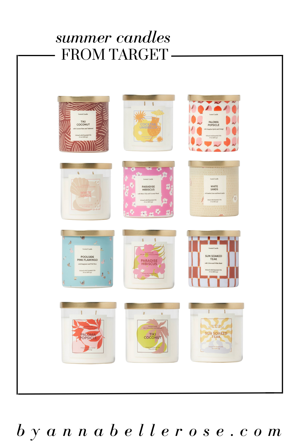 NEW SUMMER CANDLES FROM TARGET THAT ARE INSANELY GOOD