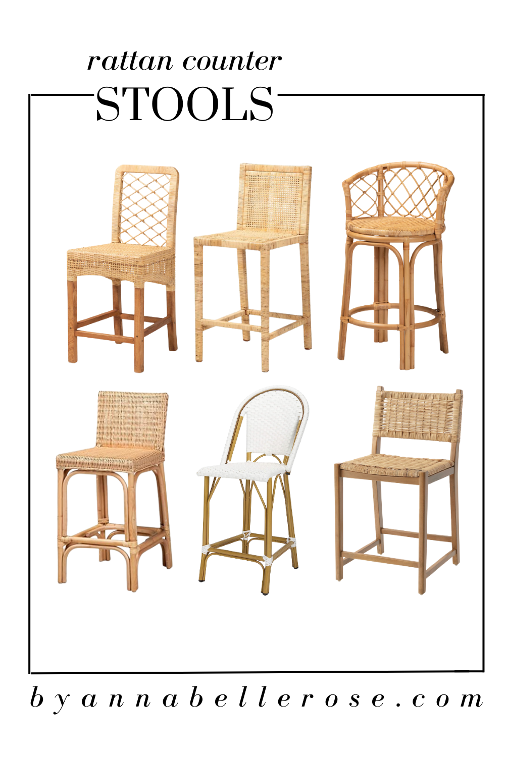 STUNNING COASTAL RATTAN COUNTER STOOL OPTIONS YOU’RE GOING TO LOVE