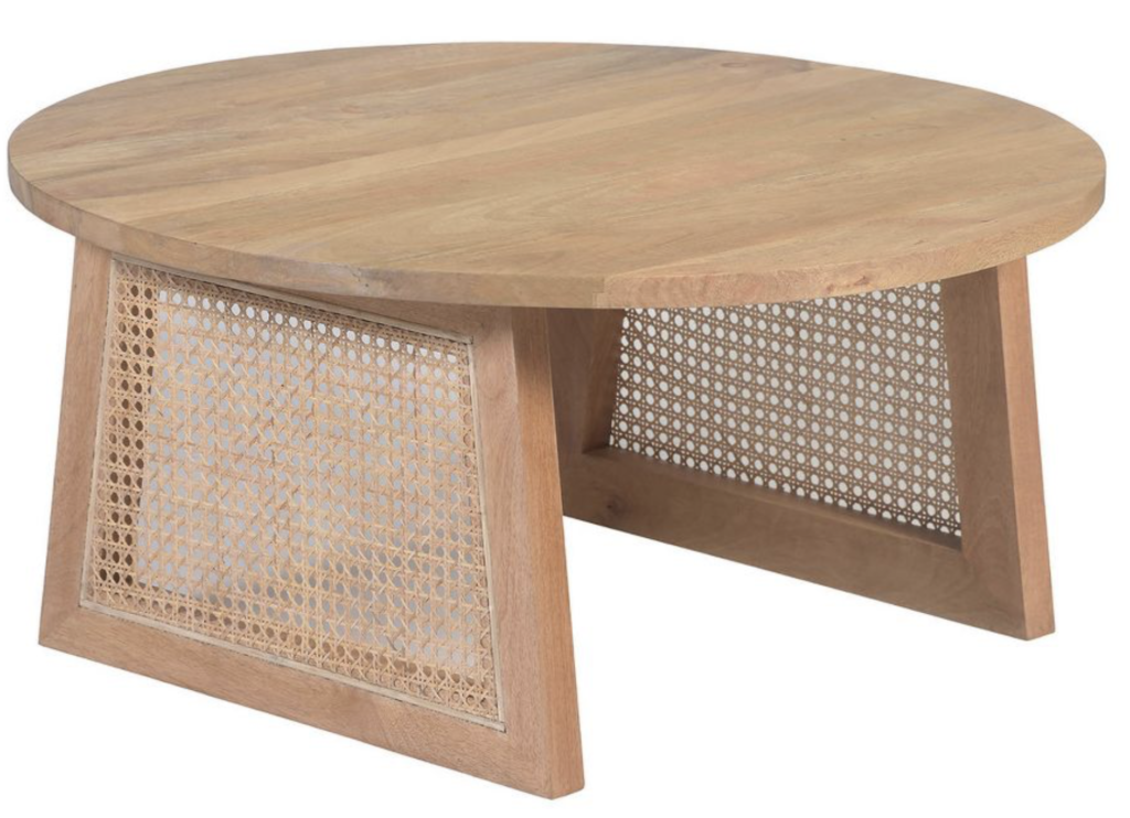 round coastal coffee table