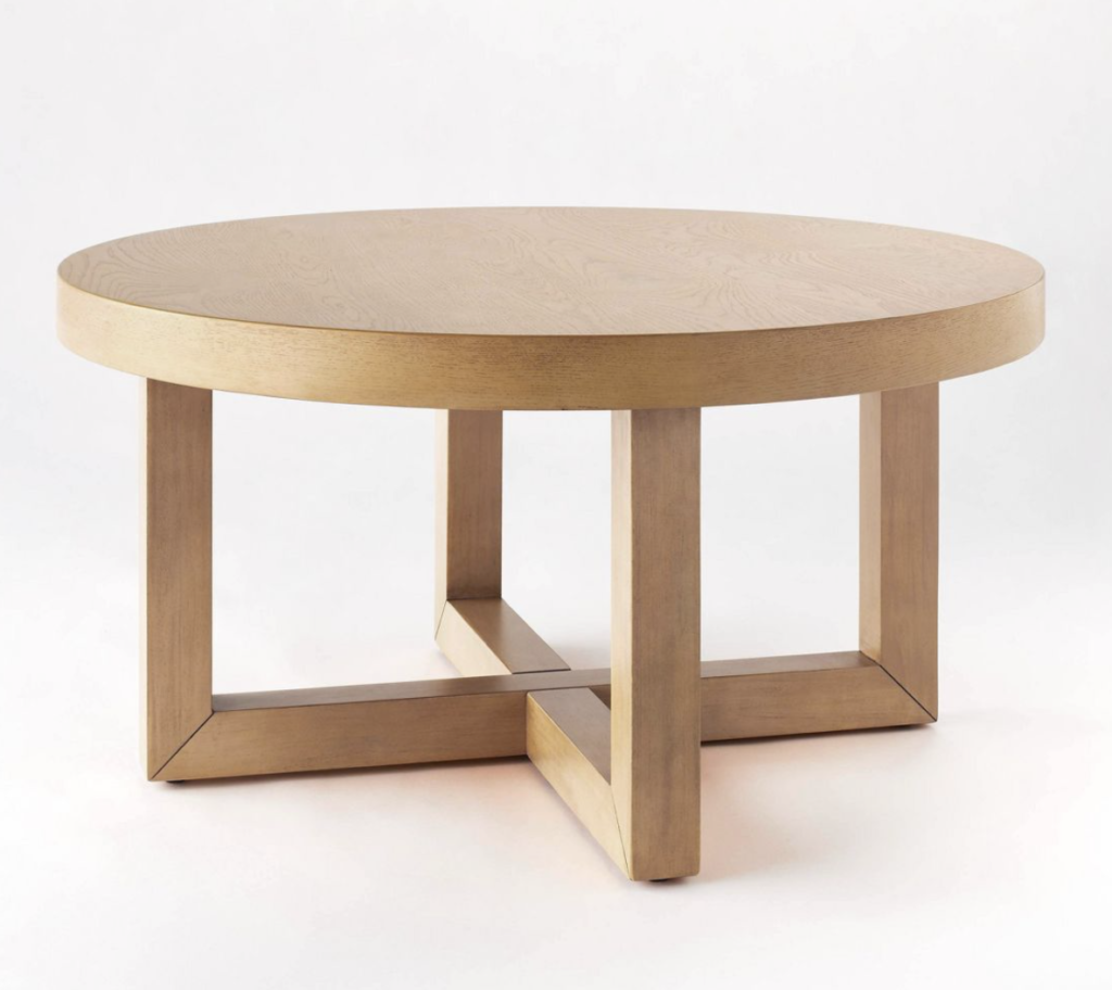 round coastal coffee table