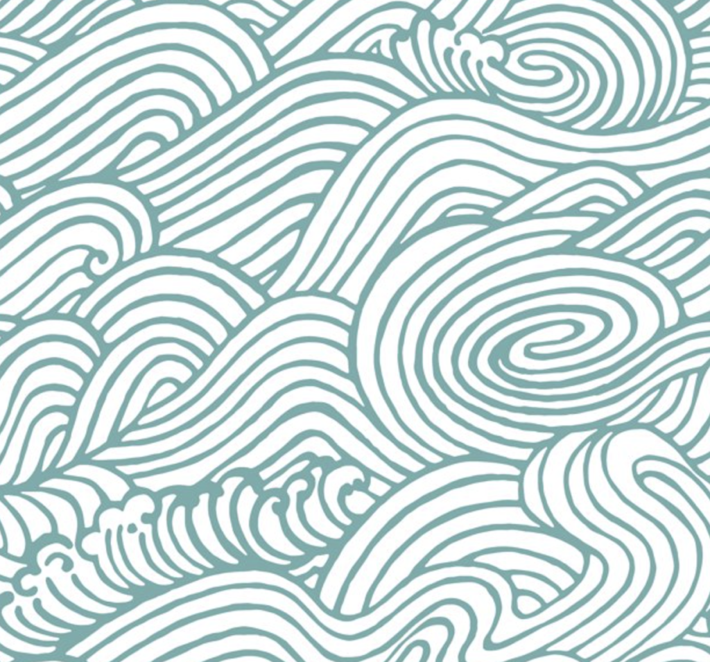 COASTAL BATHROOM WALLPAPER