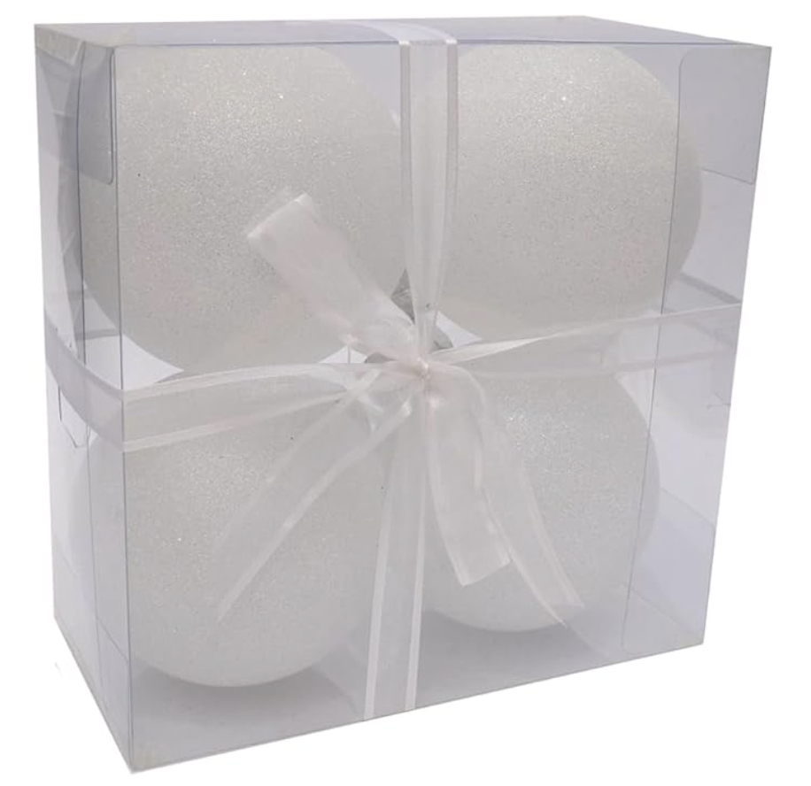 blue and white Christmas tree