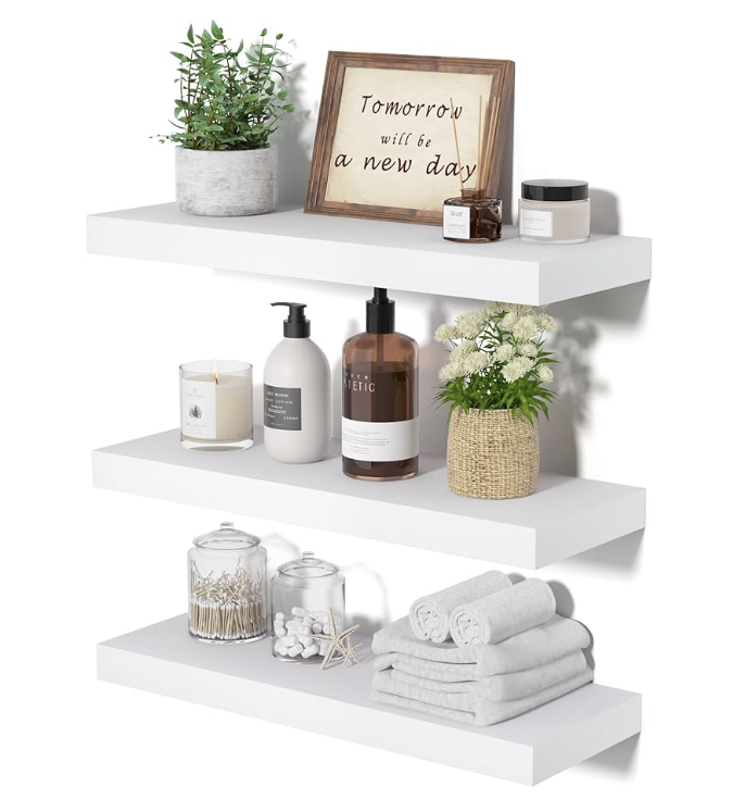 open shelves for kitchen