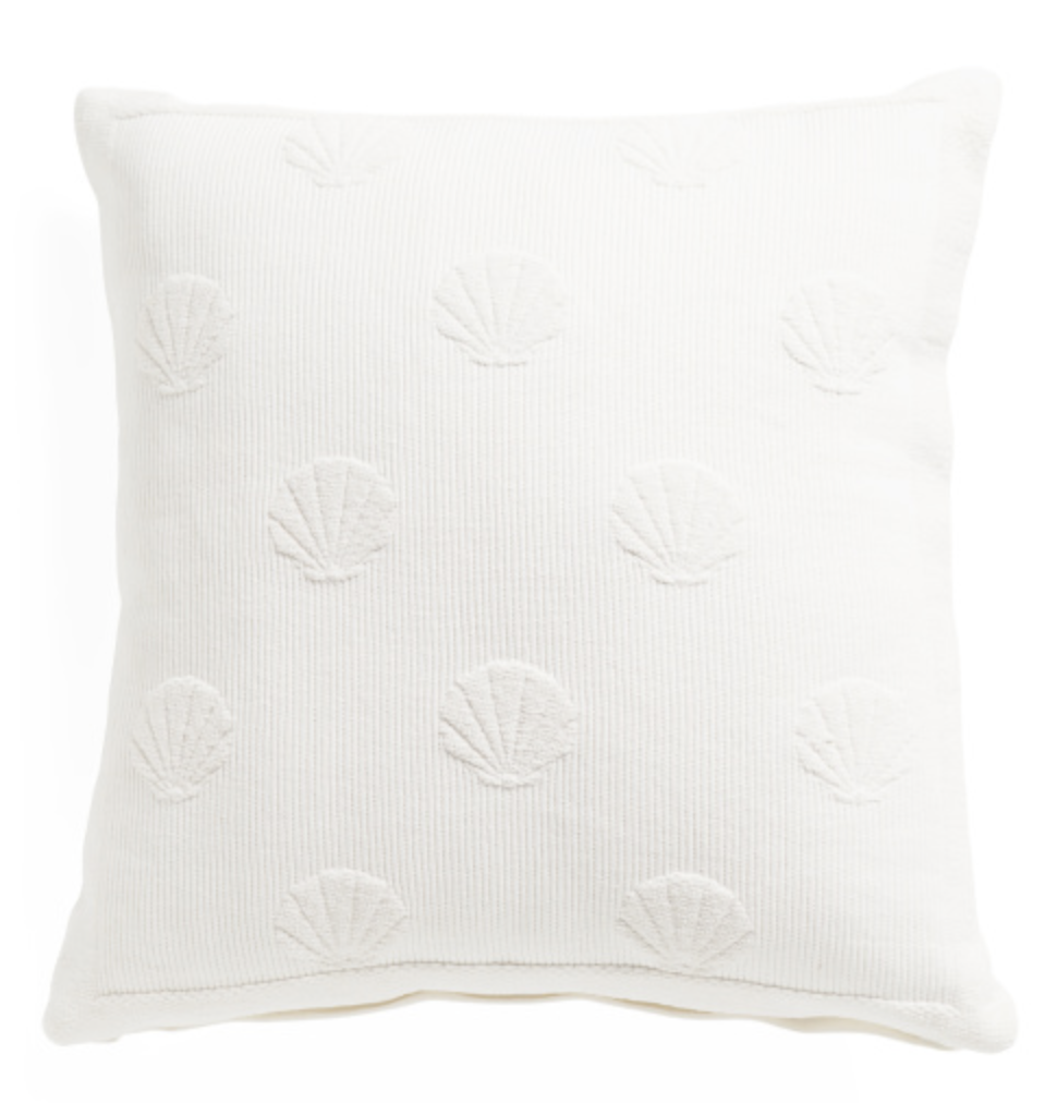 coastal throw pillow