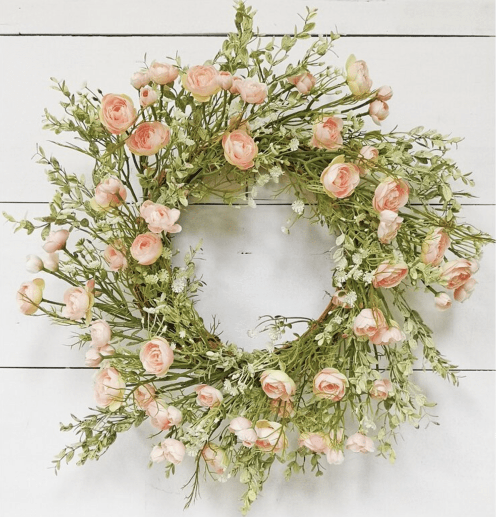 front door easter wreath decorations