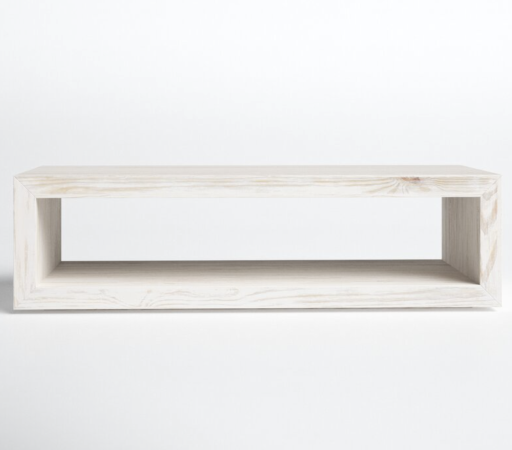 cozy beach cottage Natural White Coffee Table