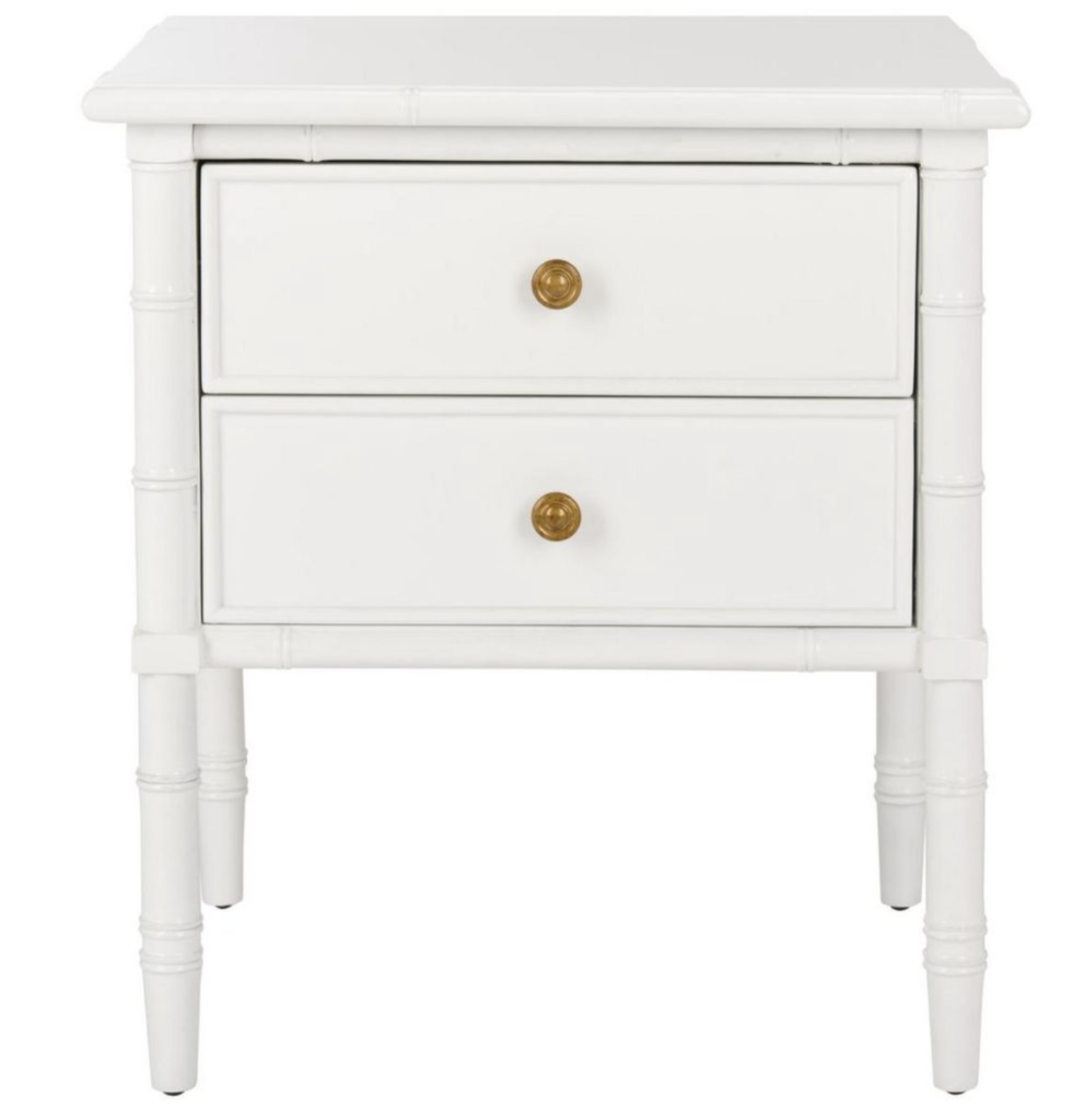 safavieh mina 2 drawer nightstand