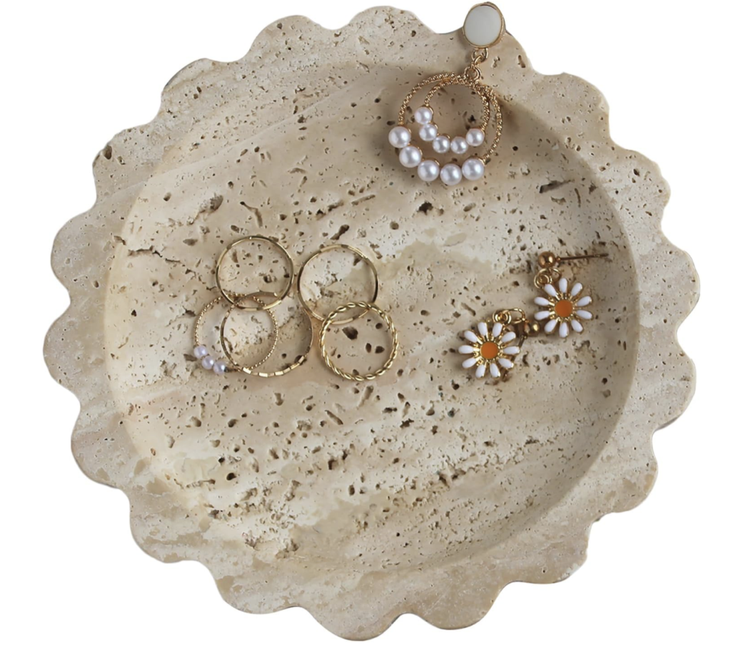 scalloped jewelry dish