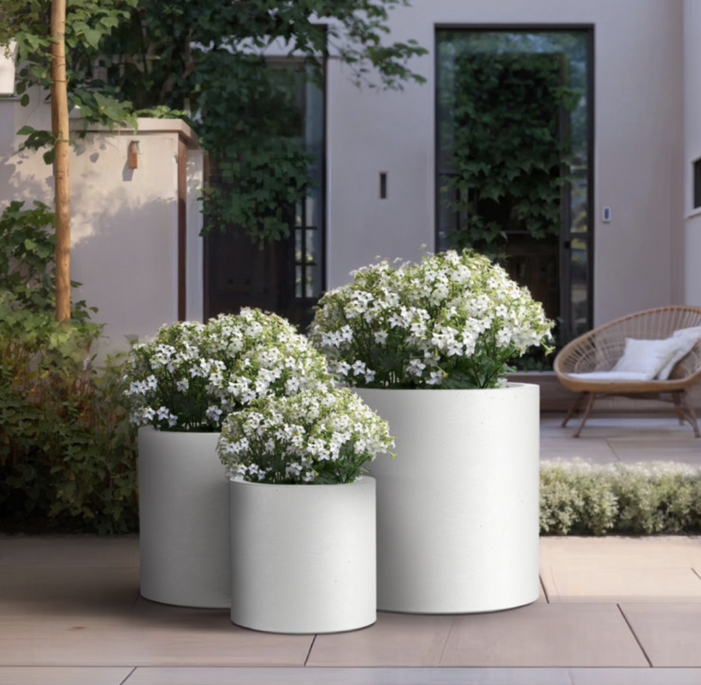 Odder Handmade Pot Planter - front porch pots