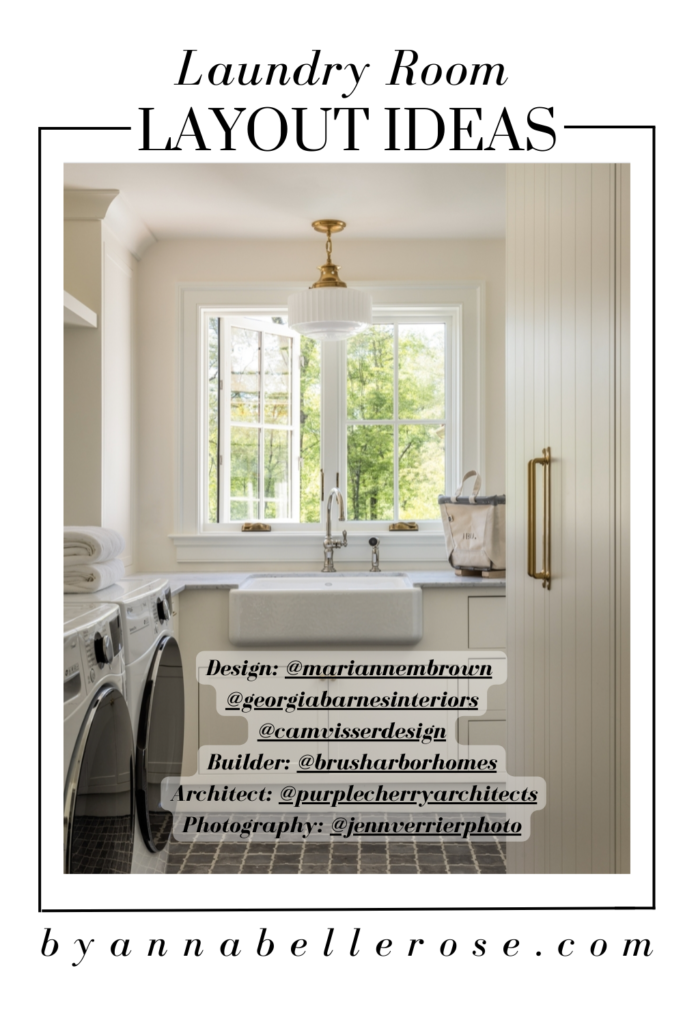 LAUNDRY ROOM LAYOUT IDEAS