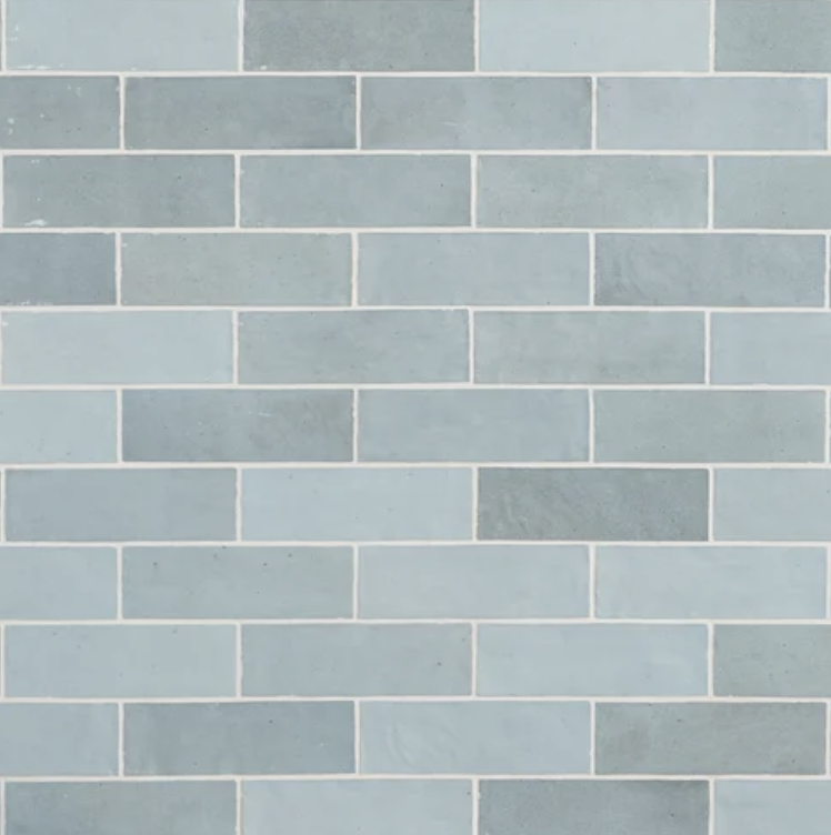 blue kitchen backsplash for a coastal kitchen