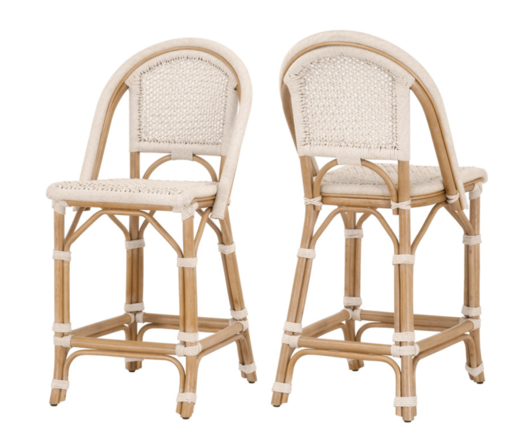 coastal barstools for the kitchen