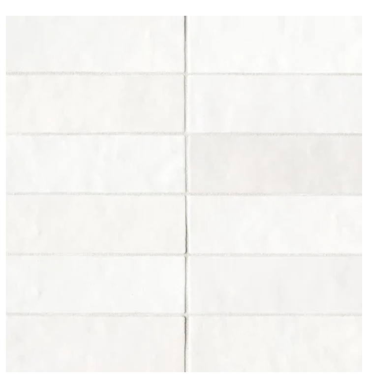 white coastal kitchen design backsplash