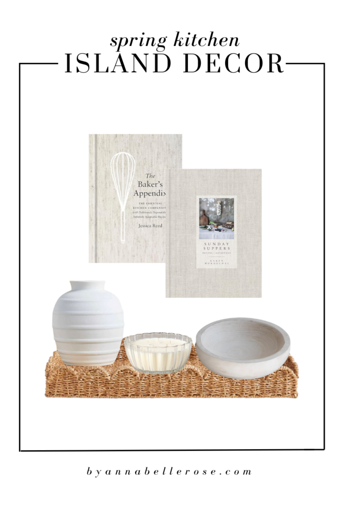 Spring Kitchen Island Decor | How to Decorate a Kitchen Island For Spring
