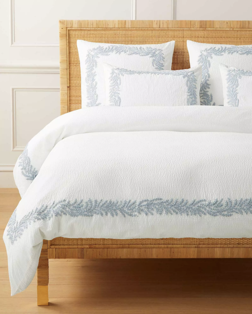 This post is about coastal bedding sets.