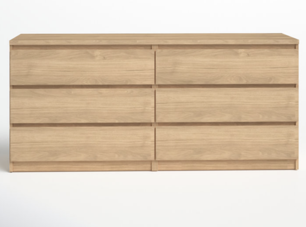 the prettiest affordable light wood dressers that you don't want to miss