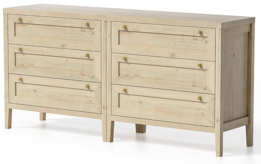 the prettiest affordable light wood dressers that you don't want to miss