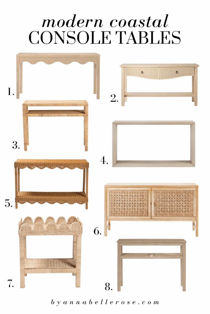 The Best Modern Coastal Console Table Finds for Every Budget
